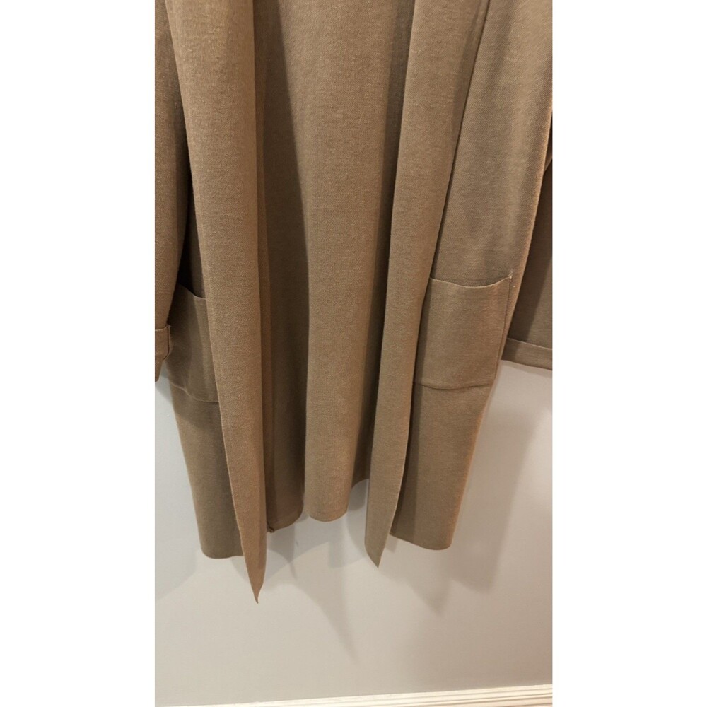 MEROKEETY WOMEN  LONG SLEEVE OPEN FRONT HOODED CARDIGAN LARGE - Picture 5 of 11